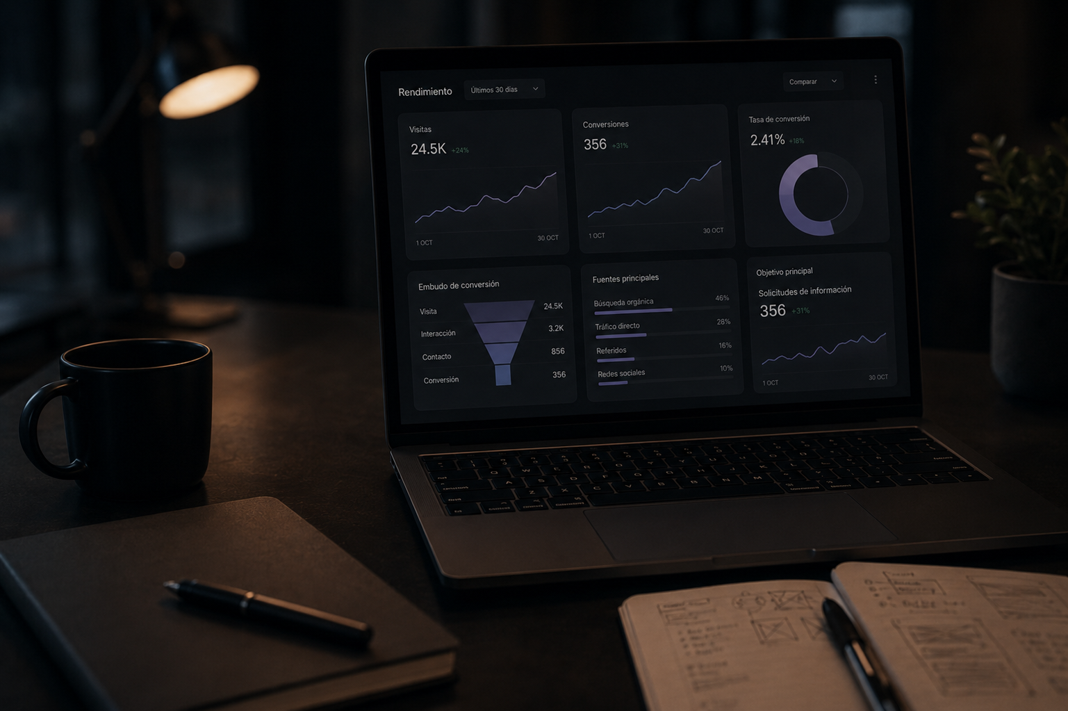 Web enfocada a conversión y resultados
